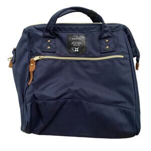 Anello Navy Cross Bottle 2 Way Bag